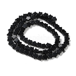 Natural Black Stone Beads Strands&nbsp;G-G085-B52-02