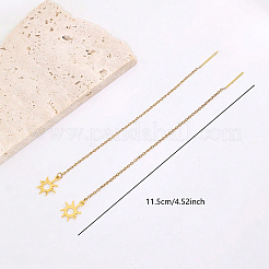 Minimalist Stainless Steel Sun Ear Thread&nbsp;FO3661