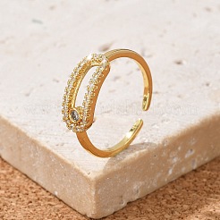 304 Stainless Steel Open Cuff Ring&nbsp;RJEW-R017-01G