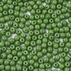 Opaque Colours Glass Beads&nbsp;SEED-S040-01A-06
