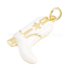 Brass Enamel Pendants&nbsp;KK-H273-29B-G01