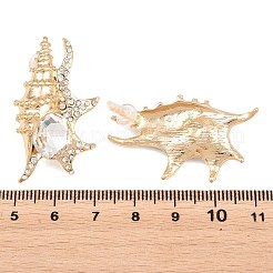 Alloy Rhinestone Stud Earrings&nbsp;EJEW-Z172-02G-02