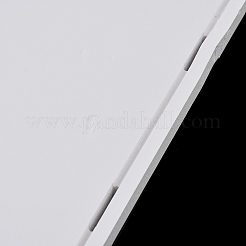 (Defective Closeout Sale: Slight Damage) Transparent Acrylic Minifigures Display Cases with White Base&nbsp;ODIS-XCP0001-32