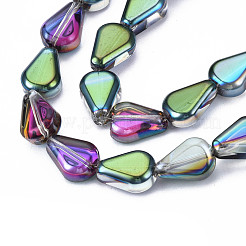 Electroplate Glass Beads Strands&nbsp;EGLA-N008-006