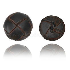 8Pcs 1-Hole Cowhide Shank Buttons&nbsp;FIND-CY0001-08C