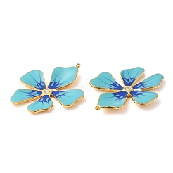 304 Stainless Steel Enamel Pendants&nbsp;STAS-K256-15G-02