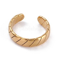 304 Stainless Steel Cuff Rings&nbsp;X-RJEW-E169-03G