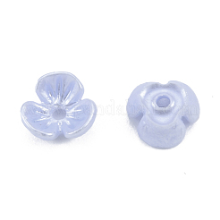 Resin Imitation Pearl Bead Caps&nbsp;RESI-N036-01A