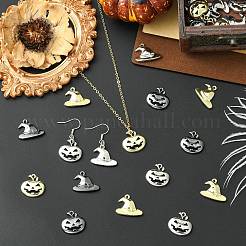 30Pcs 6 Styles Halloween Themes Alloy Pendants&nbsp;FIND-CJ0005-47
