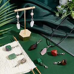 Gemstone Nuggets Pendant Decoration&nbsp;HJEW-AB00382