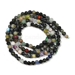 Natural Mixed Gemstone Beads Strands&nbsp;G-RM2025425-A03-3mm