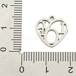 Non-Tarnish 201 Stainless Steel Charms&nbsp;LS-STAS-M015-29P