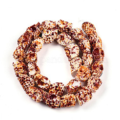 Spray Painted Resin Beads Strands&nbsp;RESI-N041-01B