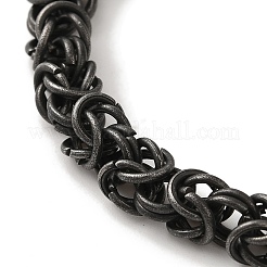 316 Surgical Stainless Steel Byzantine Chain Bracelets&nbsp;BJEW-Q349-14B