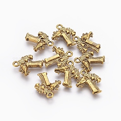 Tibetan Style Alloy Pendants&nbsp;X-TIBEP-GC140-AG-RS