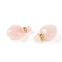 Natural Rose Quartz Pendants&nbsp;G-H252-C04