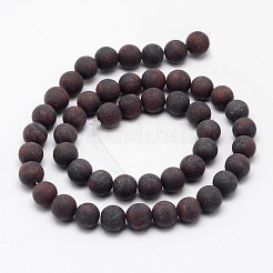 Natural Brecciated Jasper Beads Strands&nbsp;X-G-D690-8mm