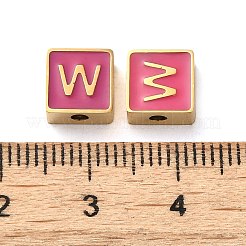 304 Stainless Steel Enamel Beads&nbsp;STAS-L022-293G-W