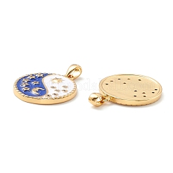 Rack Plating Brass Micro Pave Clear Cubic Zirconia Pendants&nbsp;KK-D073-16G