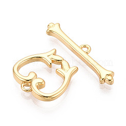 Brass Toggle Clasps&nbsp;KK-T077-03G