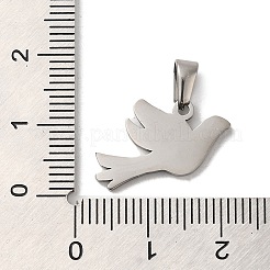 Non-Tarnish 304 Stainless Steel Pendants&nbsp;STAS-M322-08P