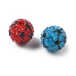 Sports Resin Rhinestone Beads&nbsp;OACR-D307-04