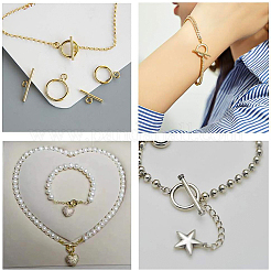 Brass Toggle Clasps&nbsp;KK-BC0004-05G