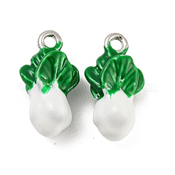 Brass Enamel Pendants&nbsp;KK-P258-17C-G