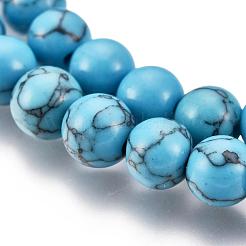 Synthetic Turquoise Beads Strands&nbsp;Z0NDC012-1