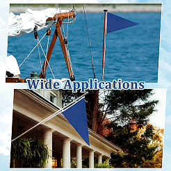 Polyester Marine Signal Flag&nbsp;AJEW-WH0485-77B