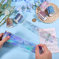6Pcs 6 Colors PET Decorative Stickers&nbsp;DIY-PH0032-38