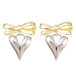 Brass Stud Earrings&nbsp;EJEW-G471-39GP