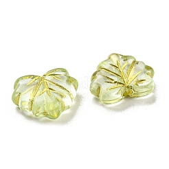 Plating Transparent Acrylic Beads&nbsp;OACR-B013-15A