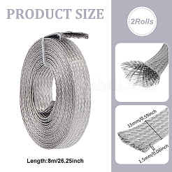 8M 304 Stainless Steel Flat Tinned Braided Wire&nbsp;FIND-UN0010-04