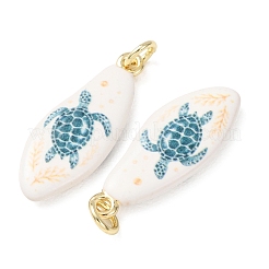 Printed Brass Pendants&nbsp;LS-KK-CBA3895-02B-G