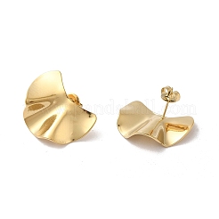 Ion Plating(IP) 304 Stainless Steel Stud Earrings&nbsp;EJEW-A022-23G