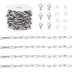 DIY 304 Stainless Steel Link Chains Bracelets/Necklaces Making Kits&nbsp;DIY-TA0012-41A