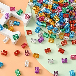 200Pcs Aluminum Dreadlocks Beads Hair Decoration&nbsp;ALUM-YW0001-04