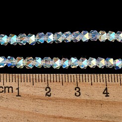Electroplate Glass Beads Strands&nbsp;X-GLAA-Q105-02-10