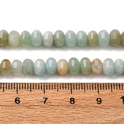 Natural Flower Amazonite Beads Strands&nbsp;G-P587-D08-01