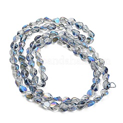 Electroplate Glass Beads Strands&nbsp;EGLA-G037-04A