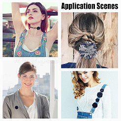 14Pcs 7 Styles Denim Fabric Ornament Accessories&nbsp;DIY-HY0002-60B