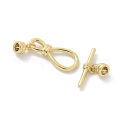 Brass Toggle Clasps&nbsp;KK-Z083-09G