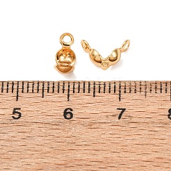 Brass Bead Tips&nbsp;X-KK-T032-153G