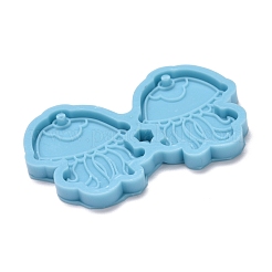 Jellyfish Shape Pendant Silicone Molds&nbsp;DIY-M034-05