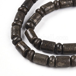 Natural Pyrite Beads Strands&nbsp;G-N346-03A-01