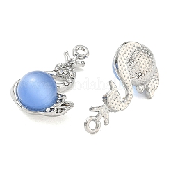 Alloy Rhinestone Pendants&nbsp;FIND-D044-22P-02
