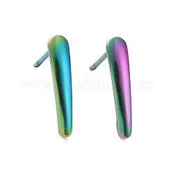Ion Plating(IP) 304 Stainless Steel Stud Earring Findings&nbsp;STAS-H467-05M