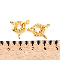 Brass Spring Ring Clasps&nbsp;X-KK-L082B-01G