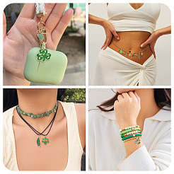 36Pcs 9 Styles Zinc Alloy Enamel Pendants&nbsp;ENAM-TA0011-13